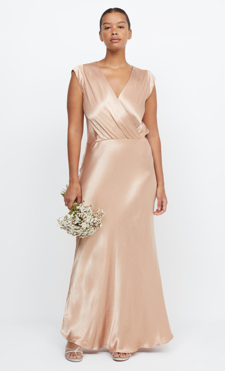 MOON DANCE MAXI DRESS - ROSE GOLD