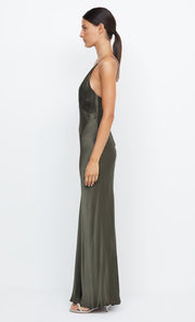 MOON DANCE V MAXI DRESS - DARK WILLOW