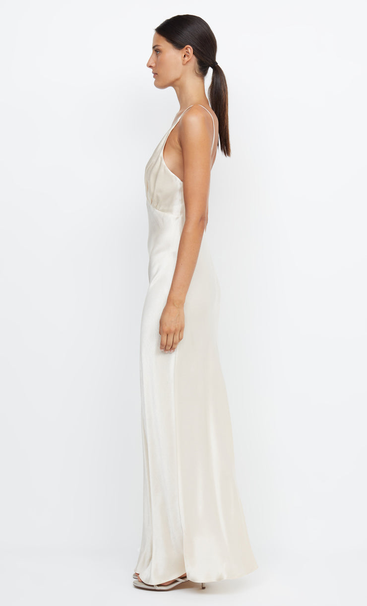 Moon Dance V Maxi Bridesmaid Dress in Sand By Bec + Bridge