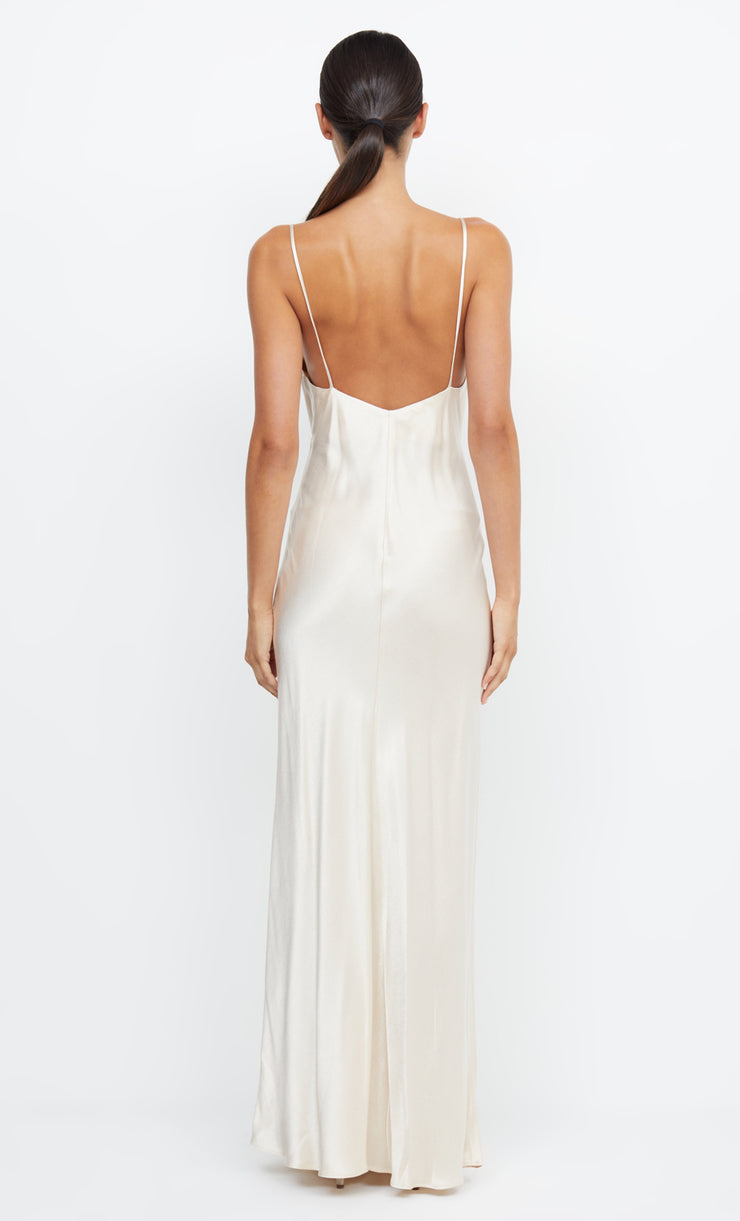 Moon Dance V Maxi Bridesmaid Dress in Sand By Bec + Bridge