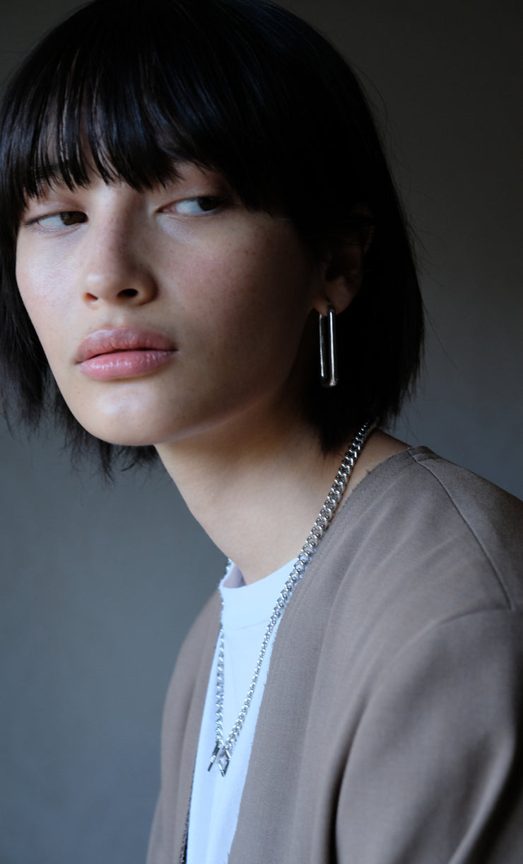 OVATE HOOPS - SILVER