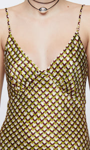 CASABLANCA MINI DRESS - SIENA GEO