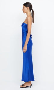 MOONDANCE STRAPLESS DRESS - MEDITERRANEAN BLUE