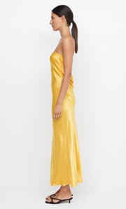 MOONDANCE STRAPLESS DRESS - MANGO