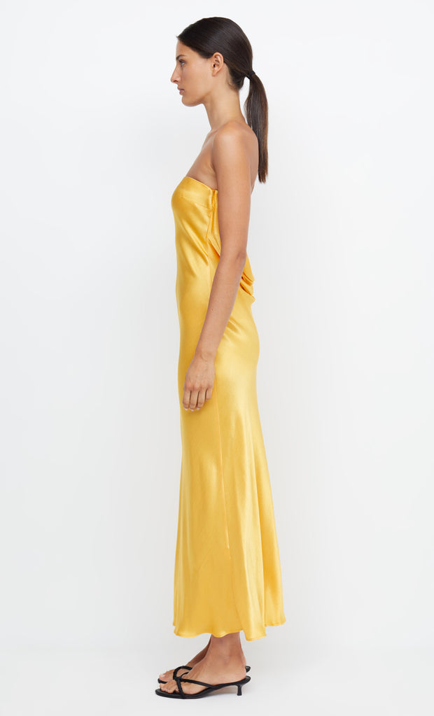 MOONDANCE STRAPLESS DRESS - MANGO