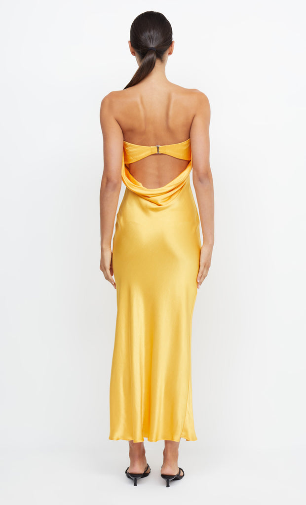 MOONDANCE STRAPLESS DRESS - MANGO