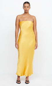 MOONDANCE STRAPLESS DRESS - MANGO