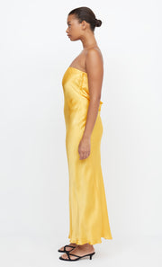 MOONDANCE STRAPLESS DRESS - MANGO