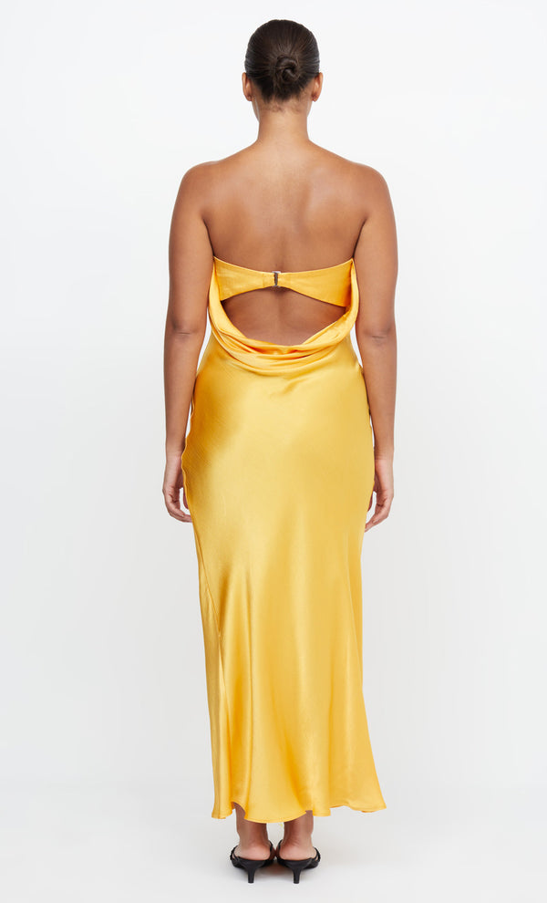 MOONDANCE STRAPLESS DRESS - MANGO