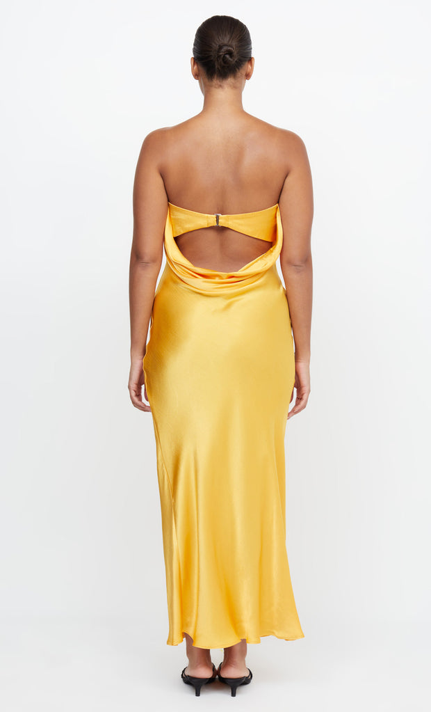 MOONDANCE STRAPLESS DRESS - MANGO