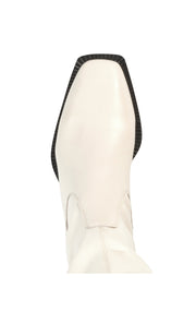 PEARLY THIGH HIGH BOOT - BONE