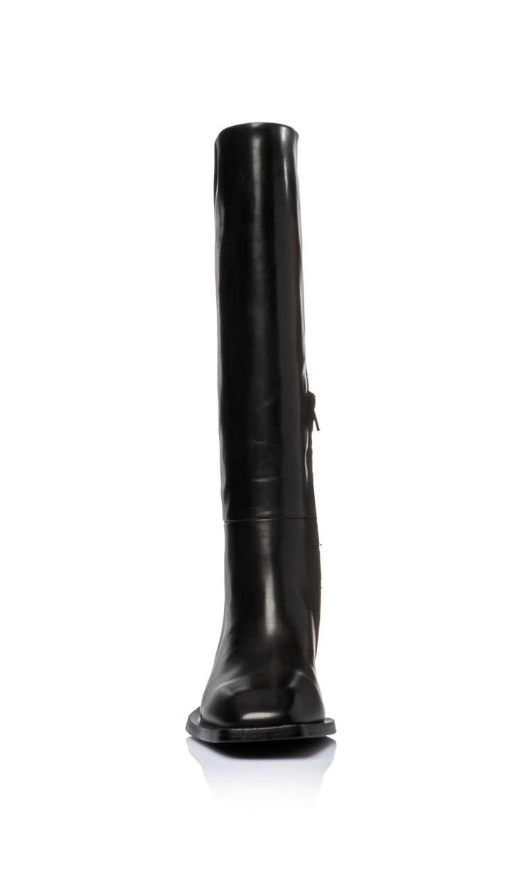 PEYA MID CALF BOOT - BLACK