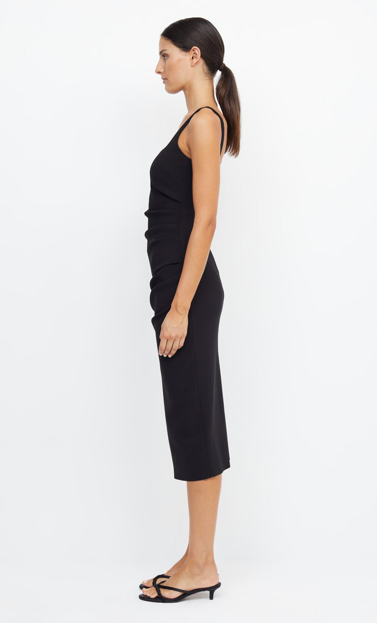 Buy WDIRARA Women's Square Neck Flounce Short Sleeve Shirred Ruffle Hem  Dress, Black, X-Small at Amazon.in