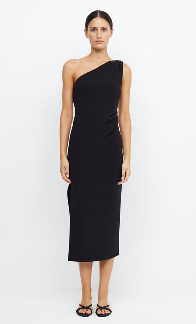 BE MINE ASYM DRESS - BLACK
