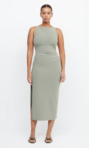 BE MINE TUCK DRESS - SAGE
