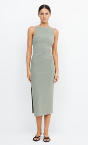 BE MINE TUCK DRESS - SAGE