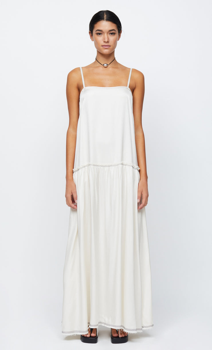 ELYNA STRAP MAXI DRESS - IVORY