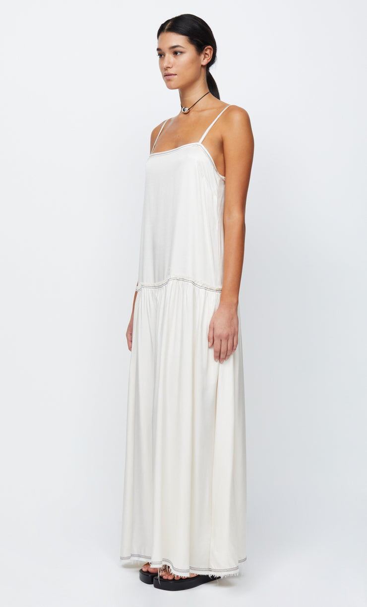 ELYNA STRAP MAXI DRESS - IVORY