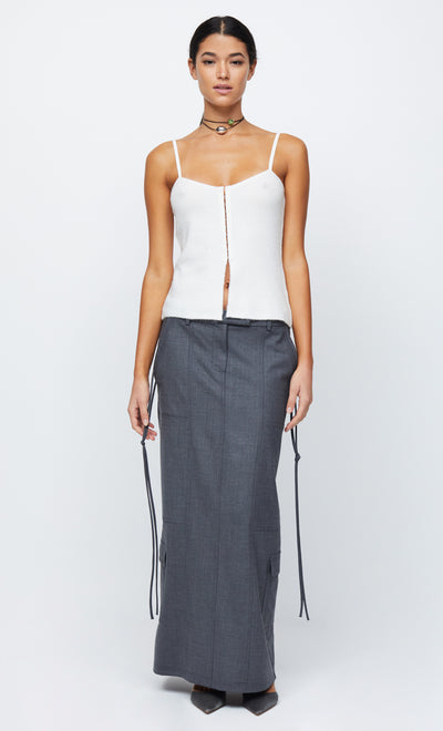 JACINTA KNIT TANK - IVORY