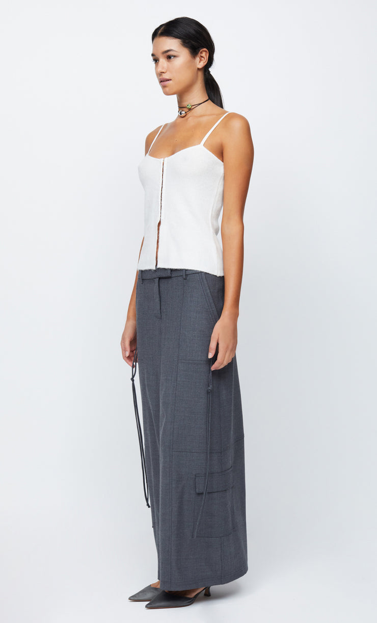 JACINTA KNIT TANK - IVORY
