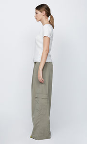 JACINTA SHORT SLEEVE KNIT TOP - IVORY