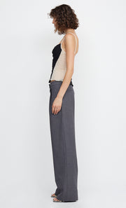 JAMIE WIDE LEG PANT - CHARCOAL