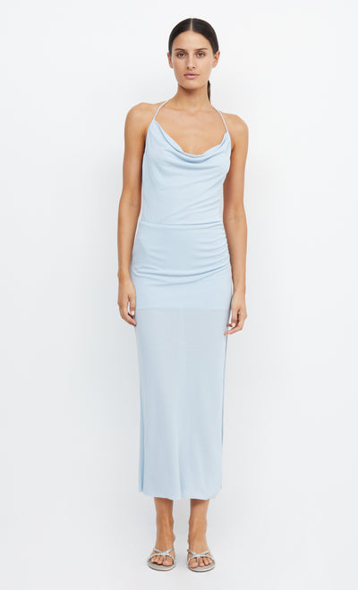 LEXIE COWL MAXI DRESS - ICE BLUE