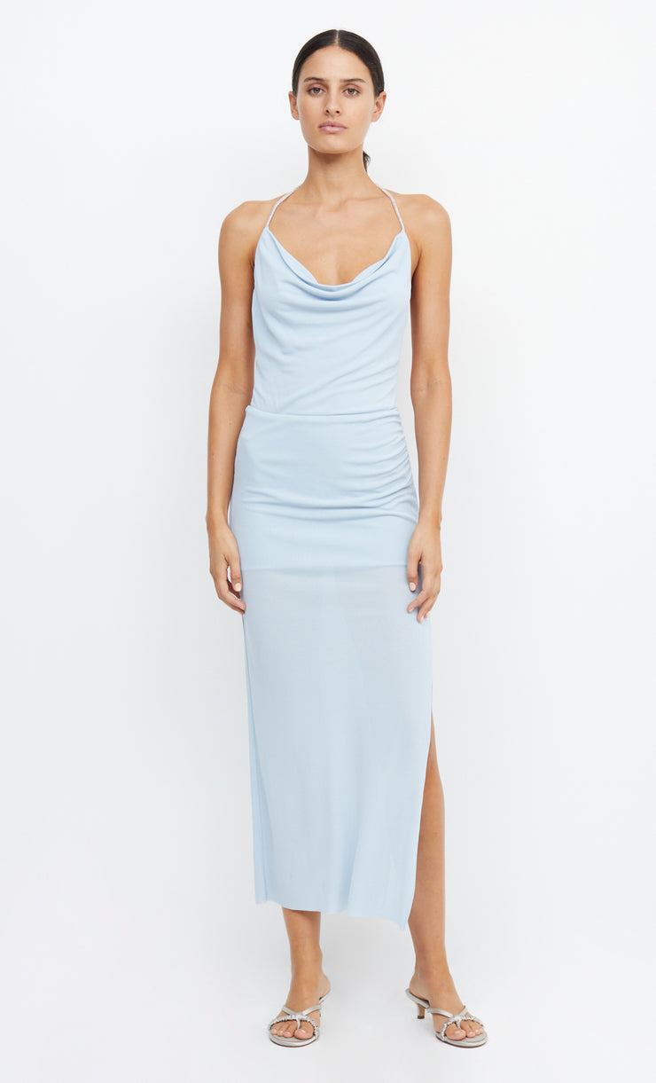 LEXIE COWL MAXI DRESS - ICE BLUE