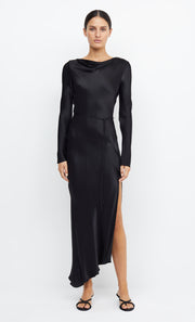 Moon Dance Long Sleeve Maxi Dress in Black by Bec + Bridge