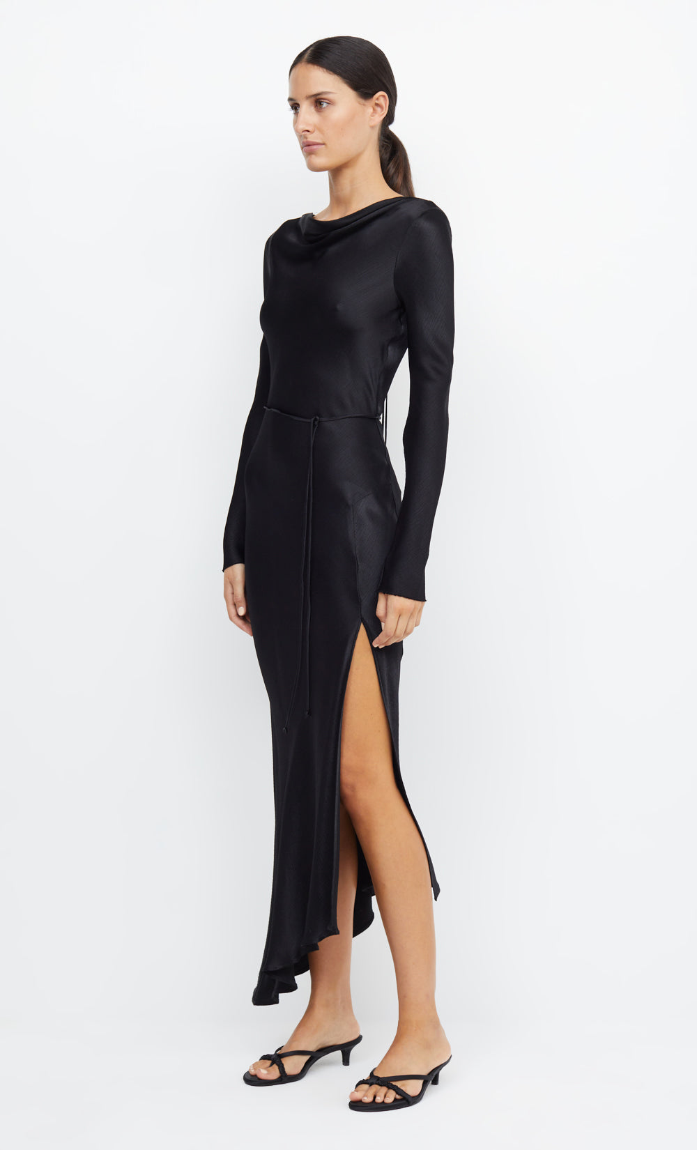 MOON DANCE LONG SLEEVE MAXI DRESS - BLACK – BEC + BRIDGE AU