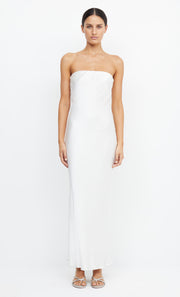 Moon Dance Strapless Bride Bridesmaid Maxi  Backless Dress in Ivory by Bec + Bridge