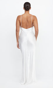 Moon Dance V Neck Bride Bridesmaid Maxi Dress in Ivory by Bec + Bridge