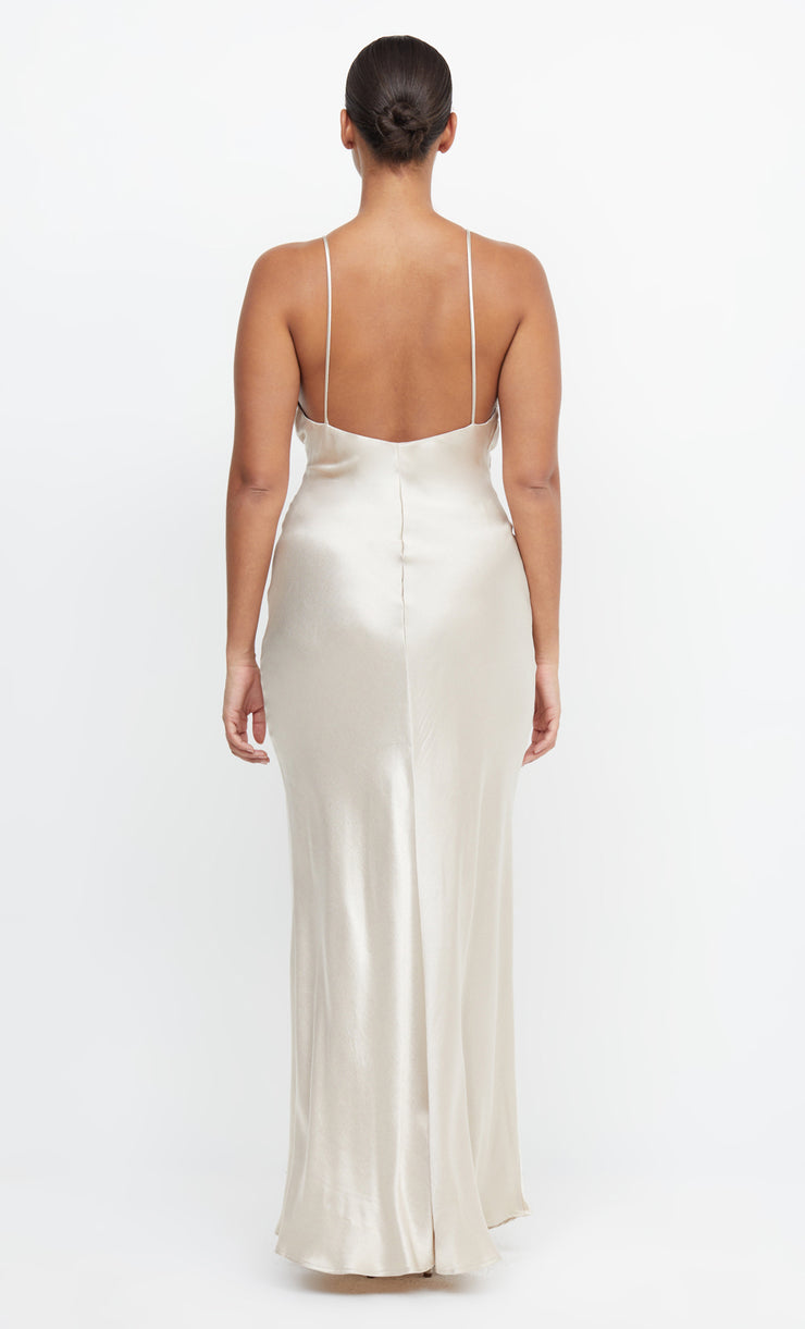 Moon Dance V Maxi Bridesmaid Dress in Sand By Bec + Bridge