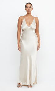 Moon Dance V Maxi Bridesmaid Dress in Sand By Bec + Bridge