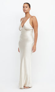 Moon Dance V Maxi Bridesmaid Dress in Sand By Bec + Bridge