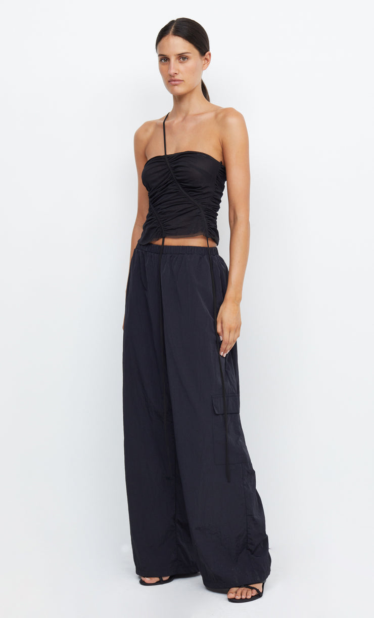 PRIYA ASYM TOP - BLACK