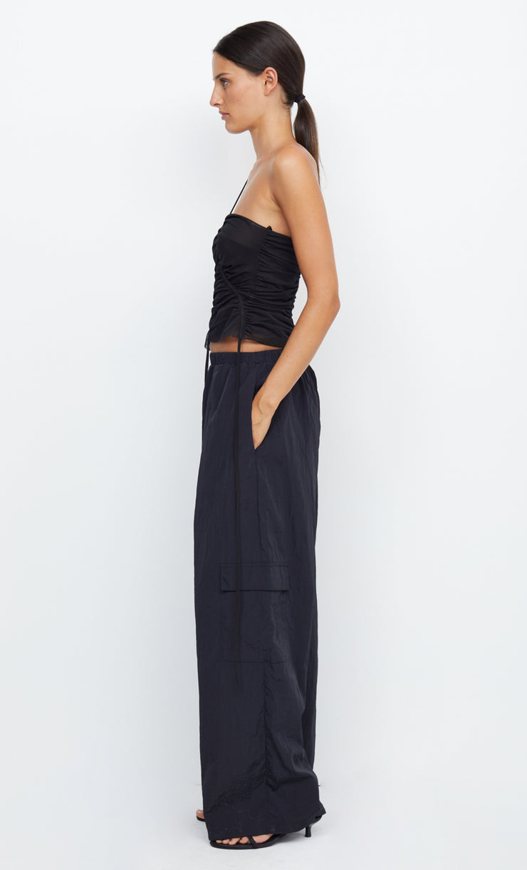 PRIYA ASYM TOP - BLACK