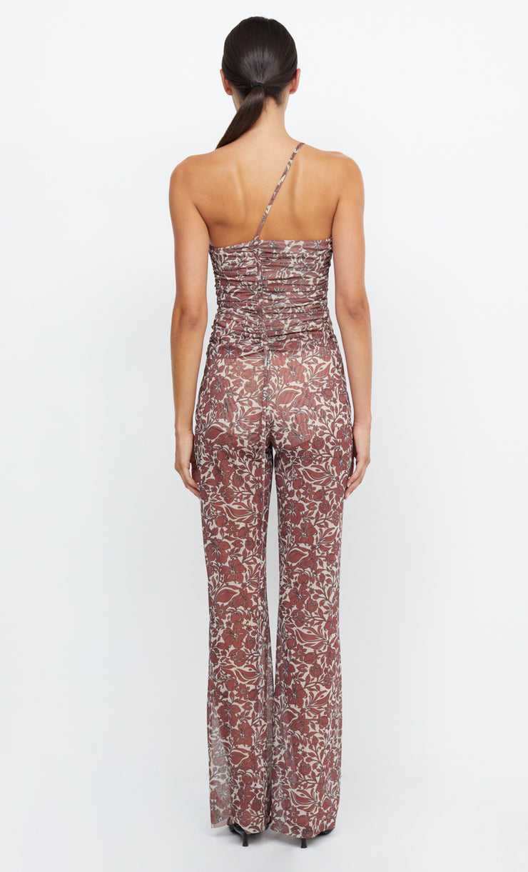 PRIYA ASYM TOP - HIBISCUS FLORAL