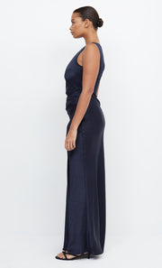 The Dreamer Asym One Shoulder Bridesmaid Dress in Ink Navy by Bec + Bridge 