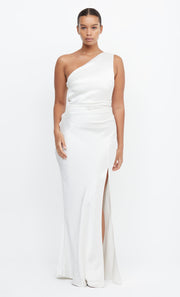 THE DREAMER ASYM DRESS - IVORY