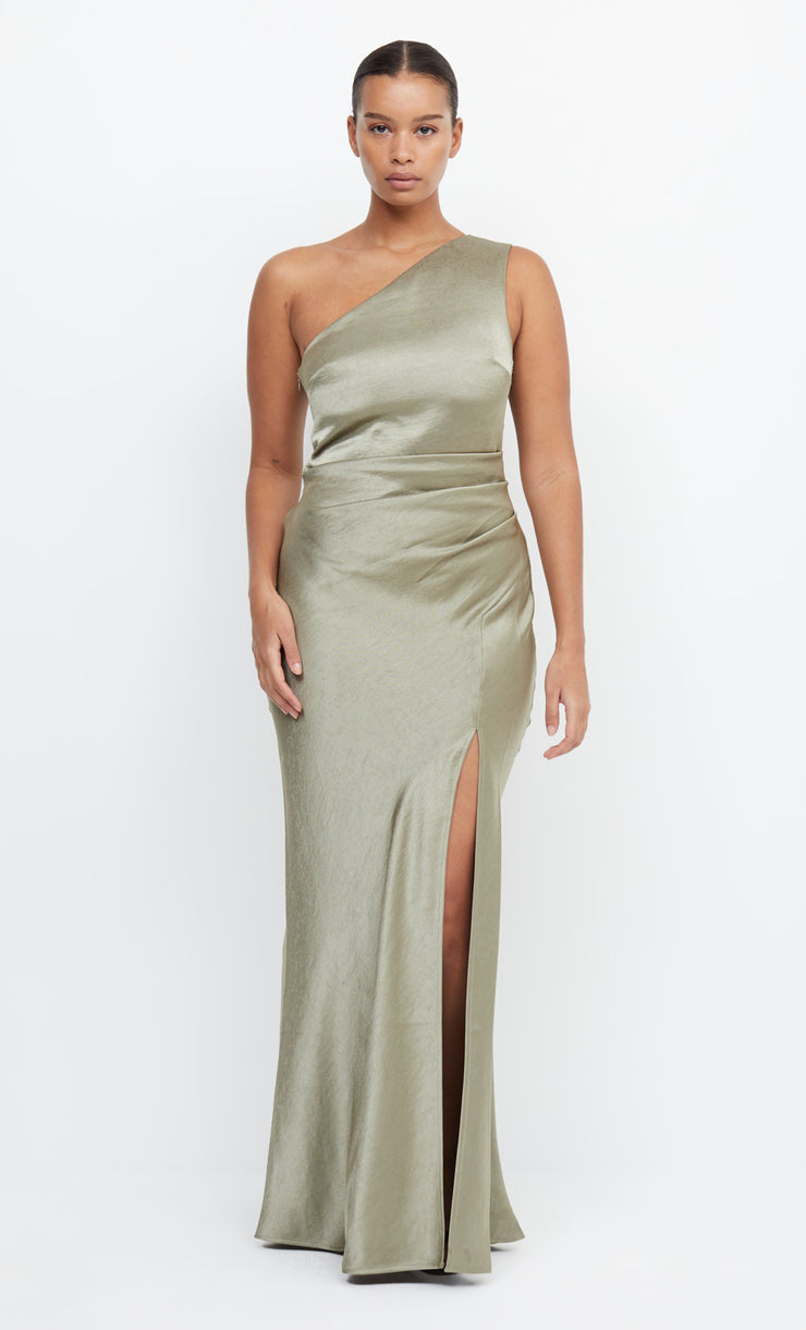 THE DREAMER ASYM DRESS - SAGE