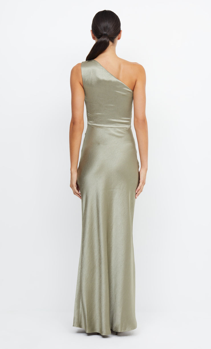 THE DREAMER ASYM DRESS - SAGE