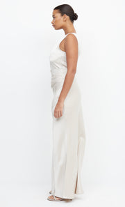 The Dreamer Asym Bride Bridesmaids Dress in Sand Off White by Bec + Bridge