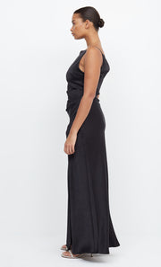 Dreamer Maxi High Neck Bridesmaid Dress in Black by Bec + Bridge