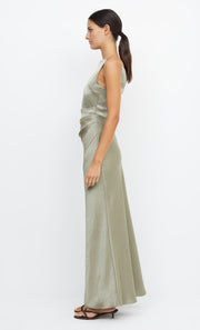 The Dreamer Maxi Boatneck Bridesmaid Dress in Sage by Bec + Bridge