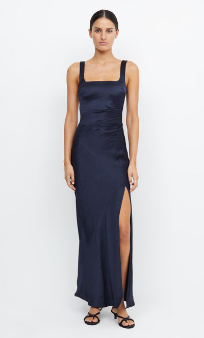 The Dreamer Square Neck Bridesmaids Dress in Ink Navy by Bec + Bridge