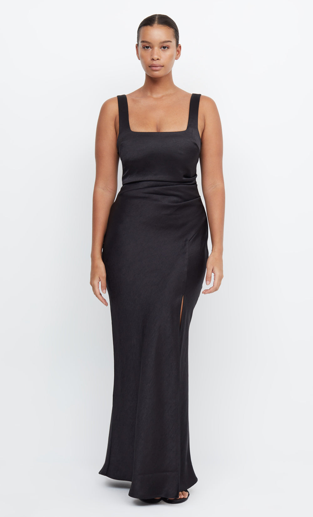 THE DREAMER SQUARE NECK DRESS - BLACK
