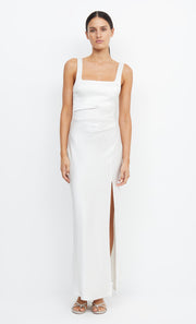 The Dreamer Square Neck Maxi Bridesmaid Bride Formal Dress in Ivory by Bec + Bridge