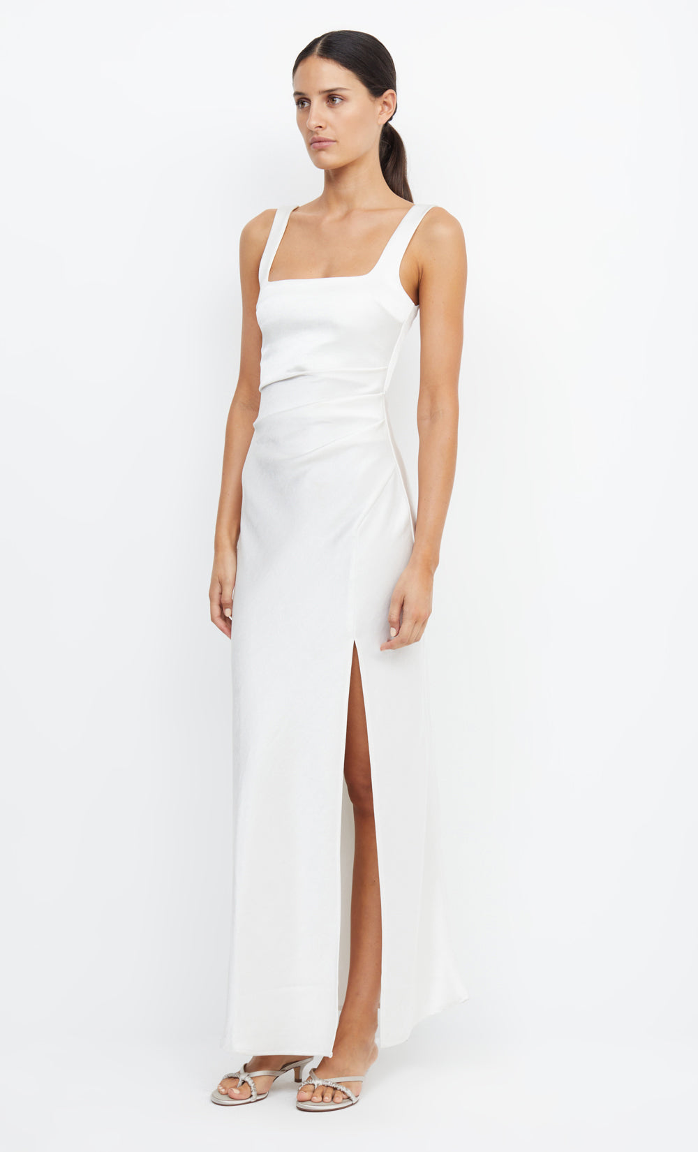 THE DREAMER SQUARE NECK DRESS - IVORY – BEC + BRIDGE AU