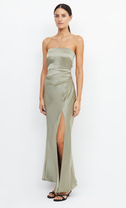 The Dreamer Strapless Bridesmaids Dress in Sage by Bec + Bridge